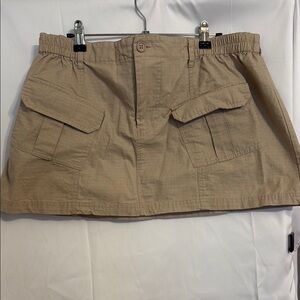 Charlotte Russe Tan Mini Skirt